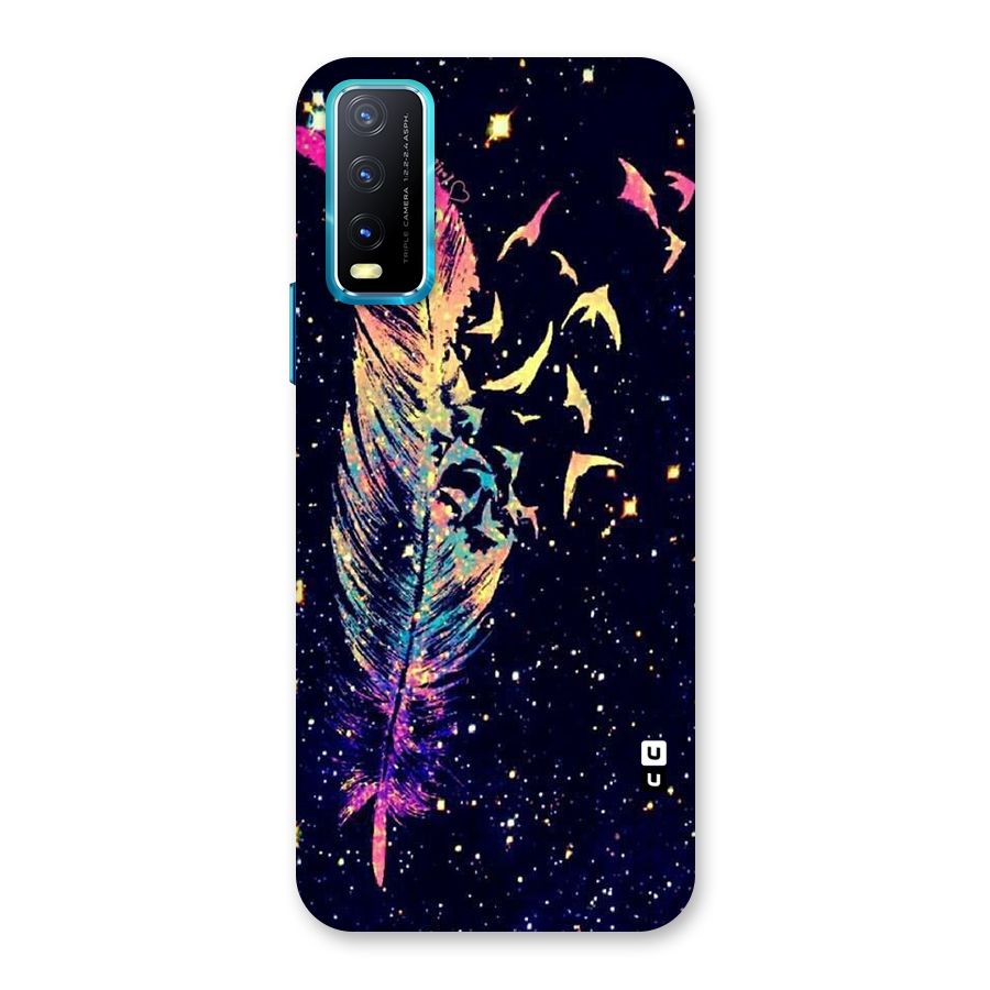 Feather Bird Fly Back Case for Vivo Y20A