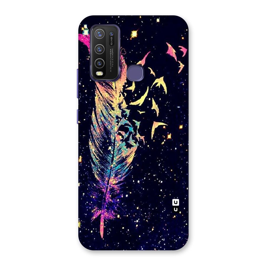 Feather Bird Fly Back Case for Vivo Y30