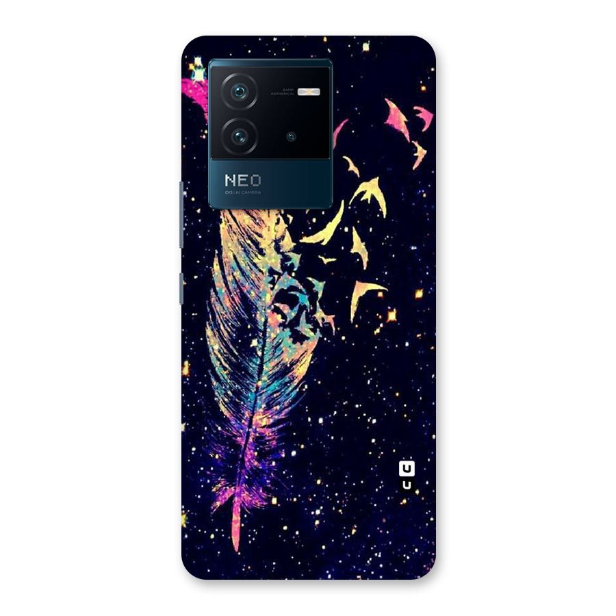 Feather Bird Fly Back Case for Vivo iQOO Neo 6 5G