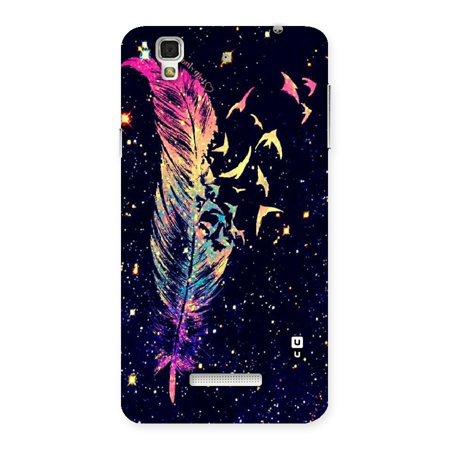 Feather Bird Fly Back Case for Yu Yureka