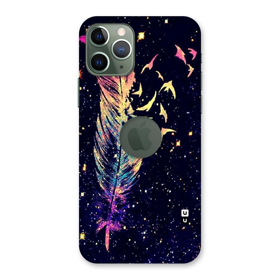 Feather Bird Fly Back Case for iPhone 11 Pro Logo  Cut