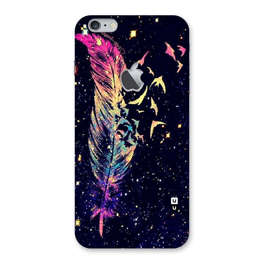 Feather Bird Fly Back Case for iPhone 6 Plus 6S Plus Logo Cut