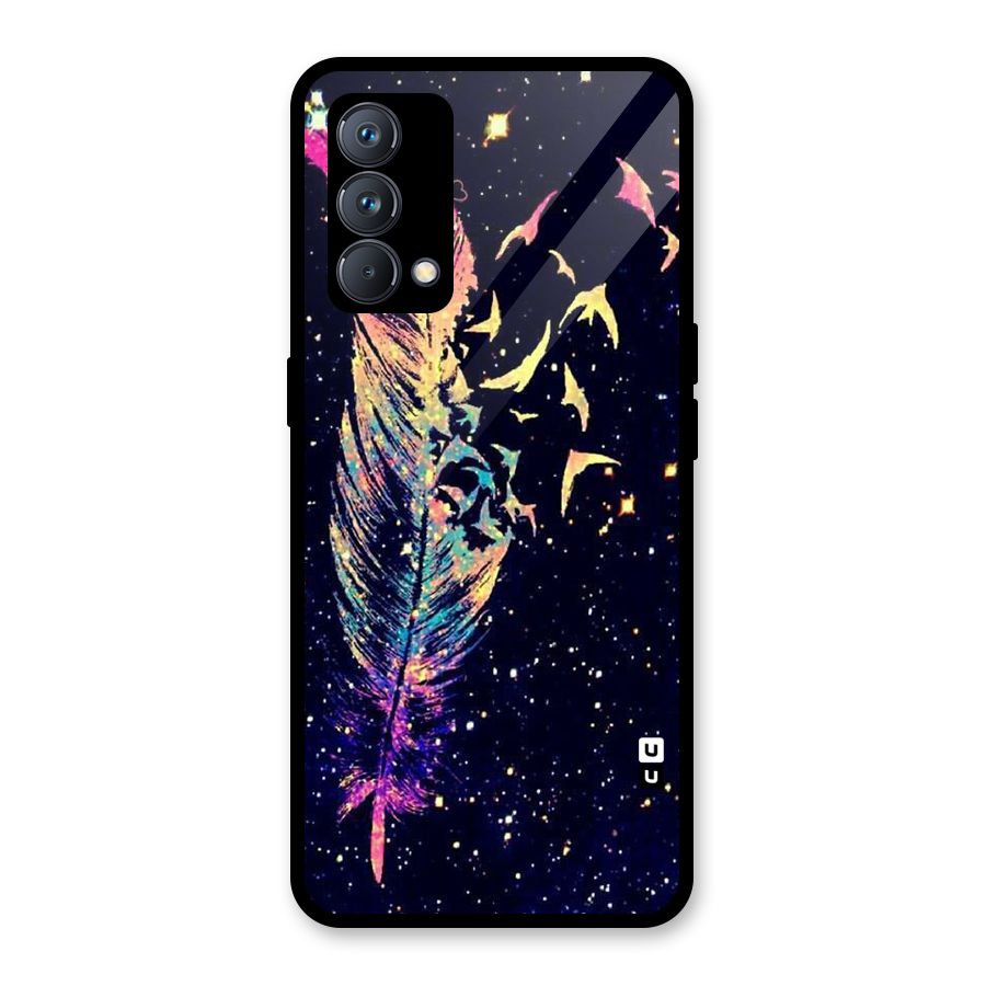 Feather Bird Fly Glass Back Case for Realme GT Master Edition