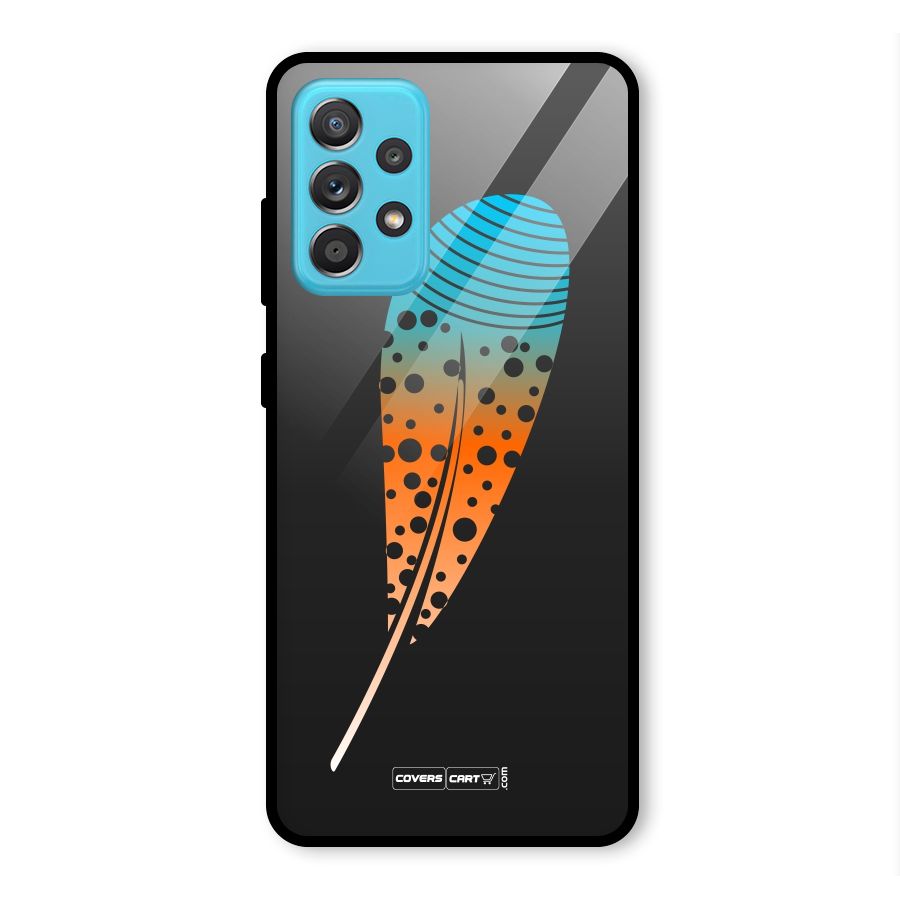 Feather Glass Back Case for Galaxy A52s 5G