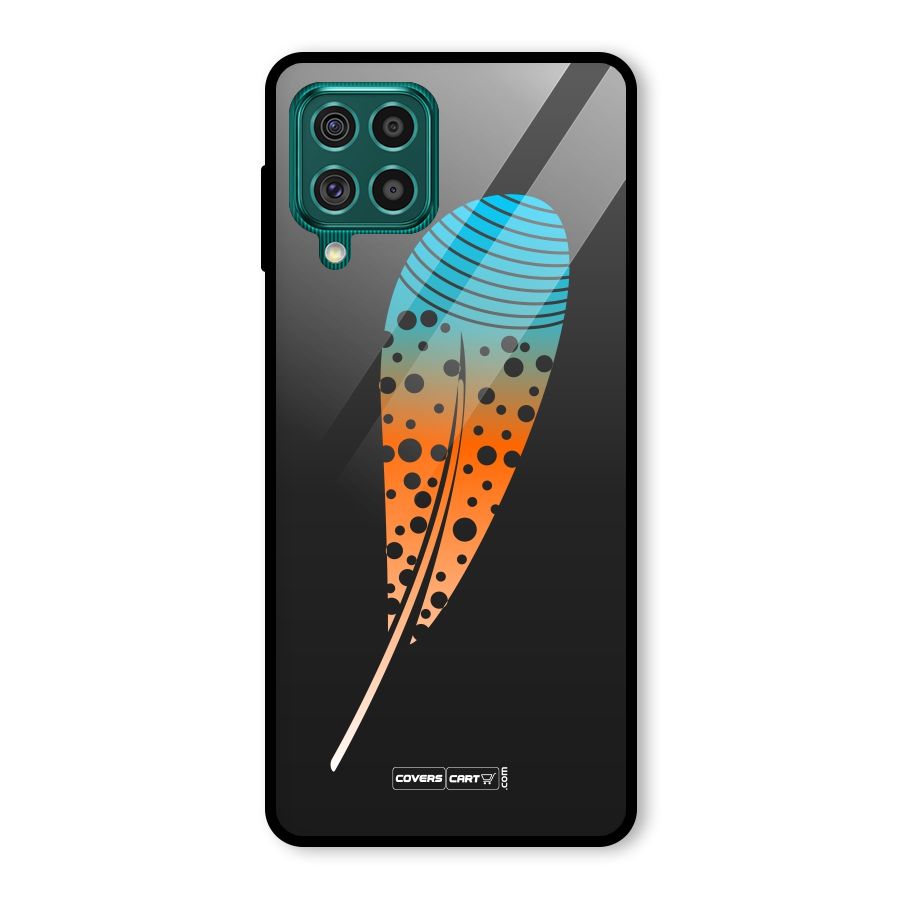 Feather Glass Back Case for Galaxy F62