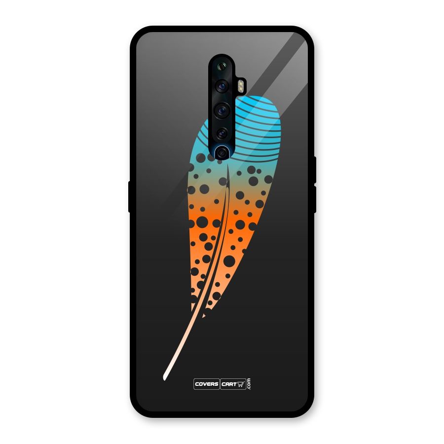 Feather Glass Back Case for Oppo Reno2 Z