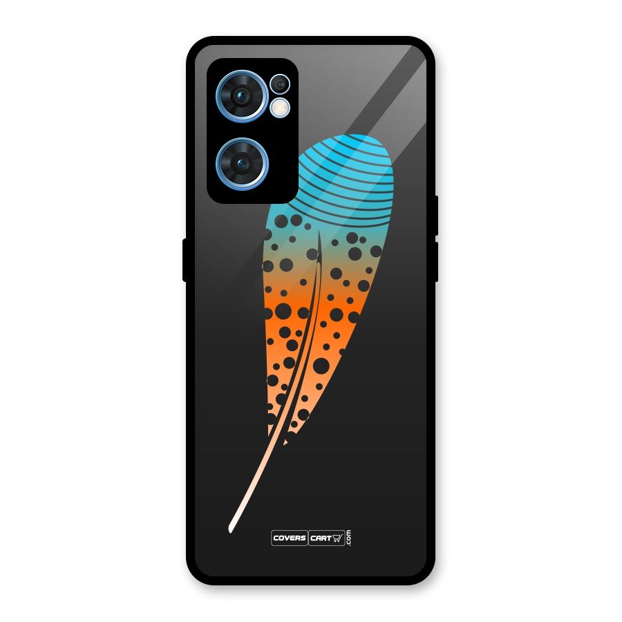 Feather Glass Back Case for Oppo Reno7 5G