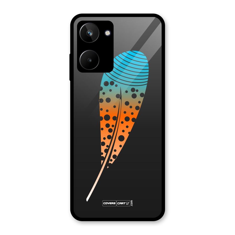 Feather Glass Back Case for Realme 10