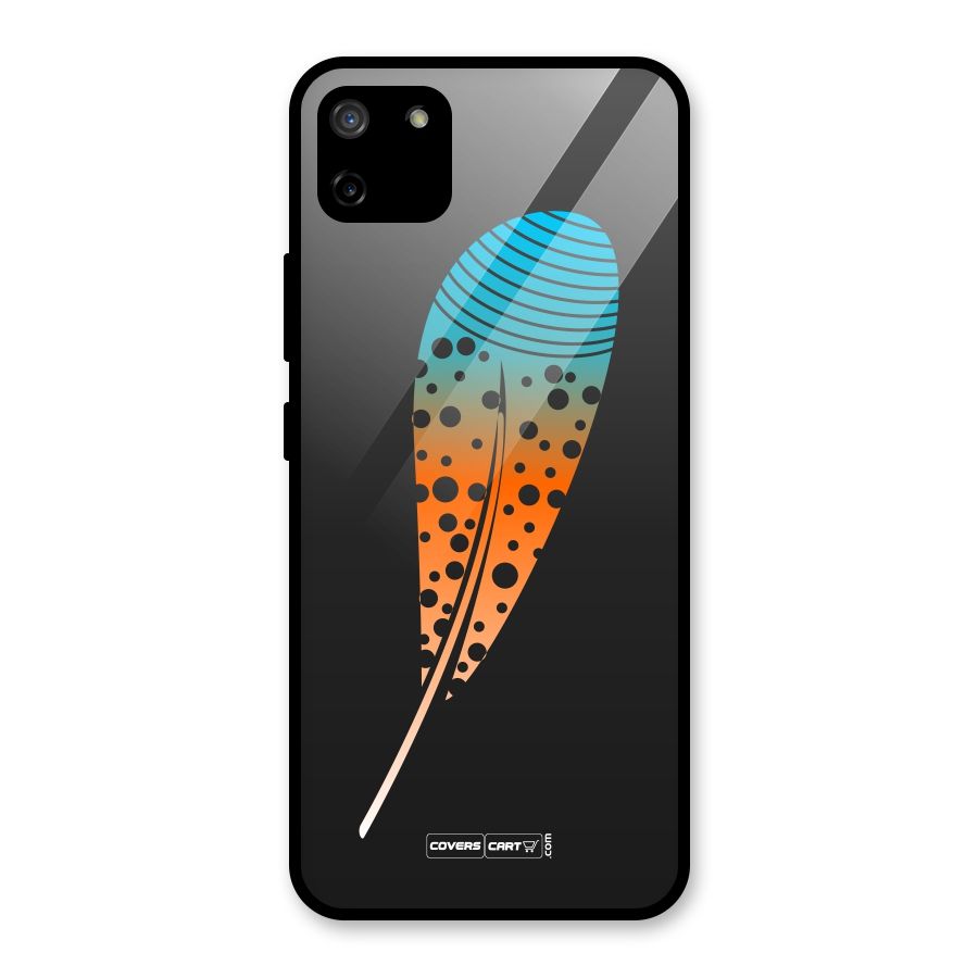 Feather Glass Back Case for Realme C11