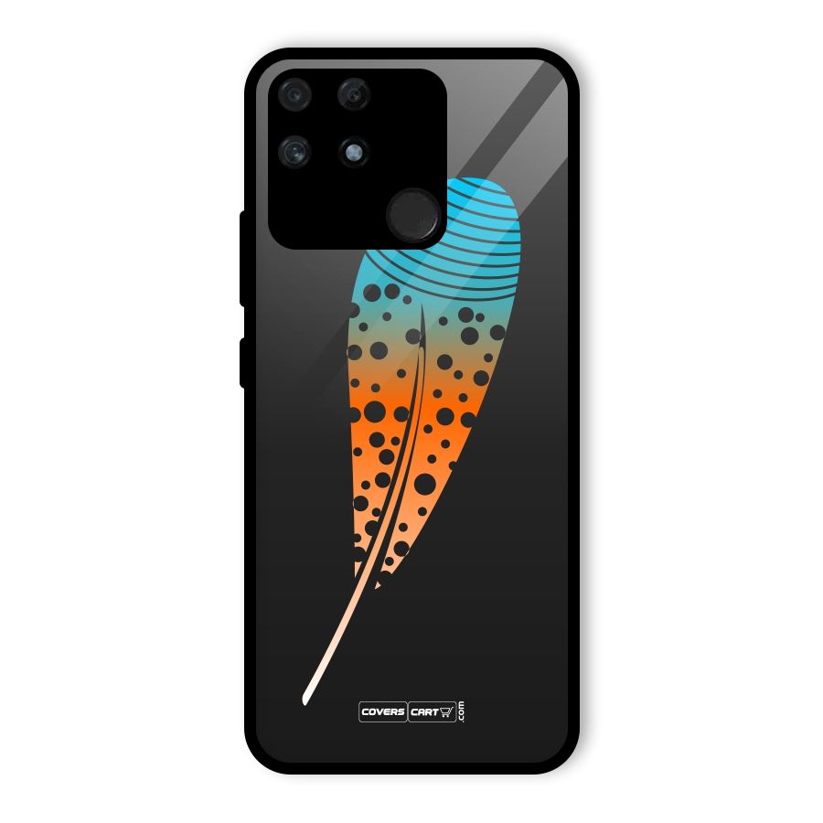 Feather Glass Back Case for Realme Narzo 50A