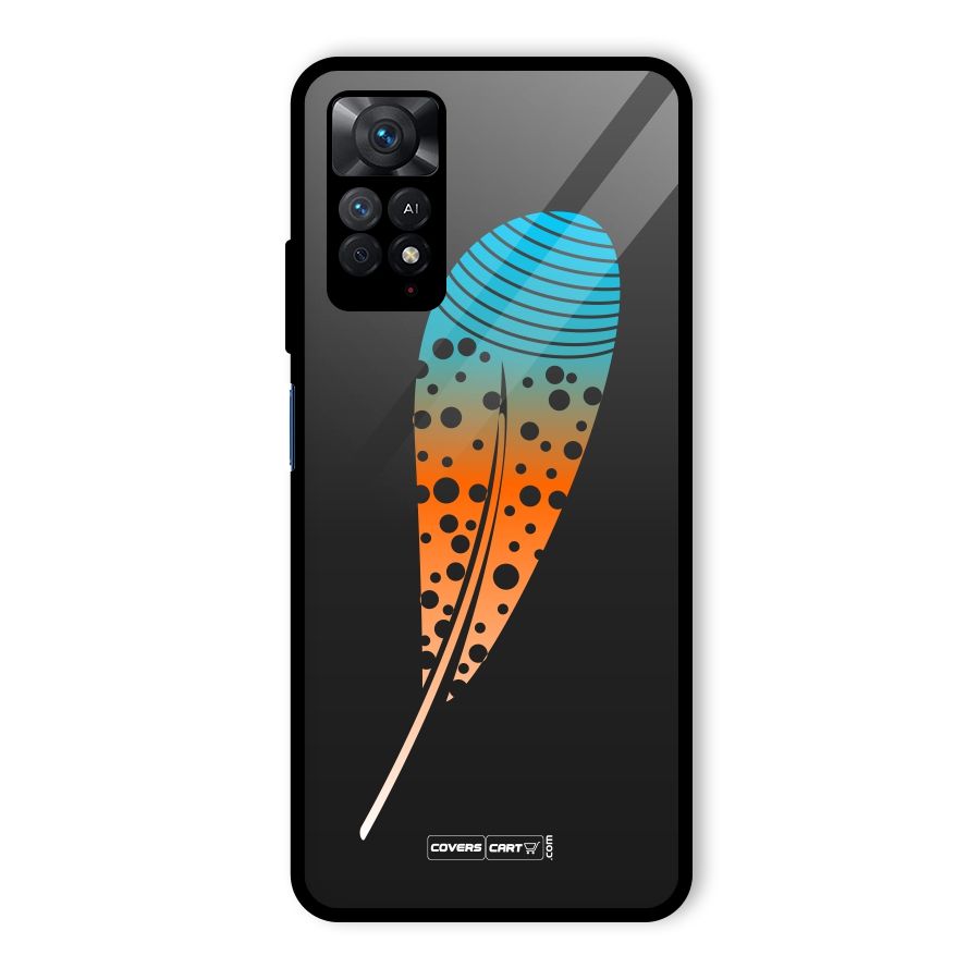 Feather Glass Back Case for Redmi Note 11 Pro