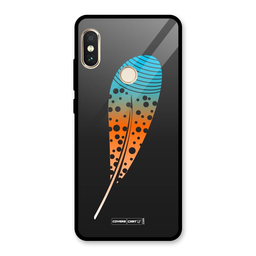 Feather Glass Back Case for Redmi Note 5 Pro