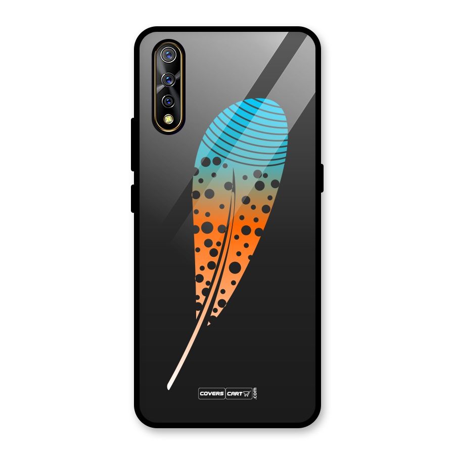 Feather Glass Back Case for Vivo S1