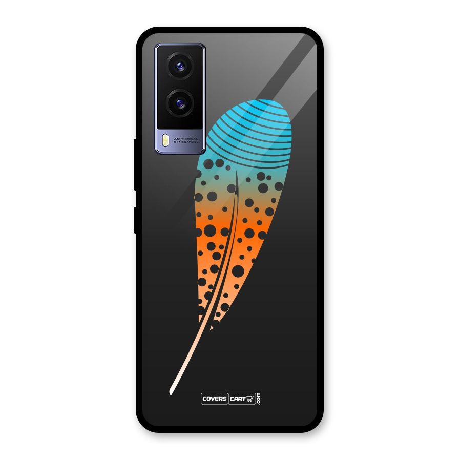 Feather Glass Back Case for Vivo V21e 5G