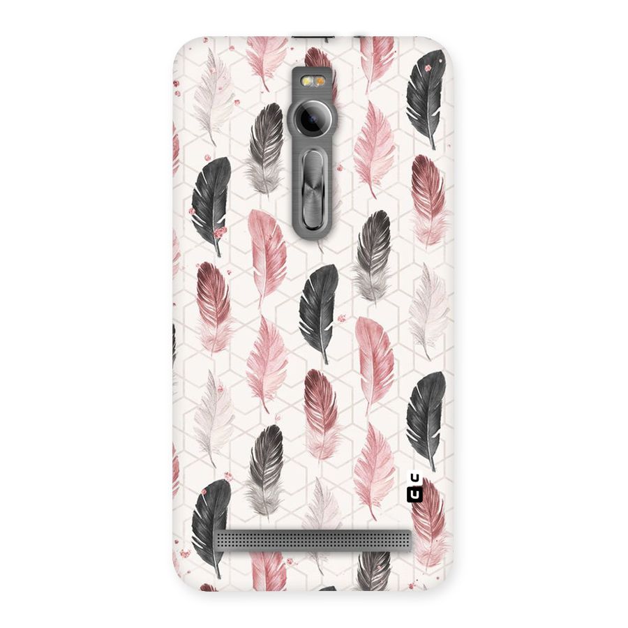Feather Line Pattern Back Case for Asus Zenfone 2