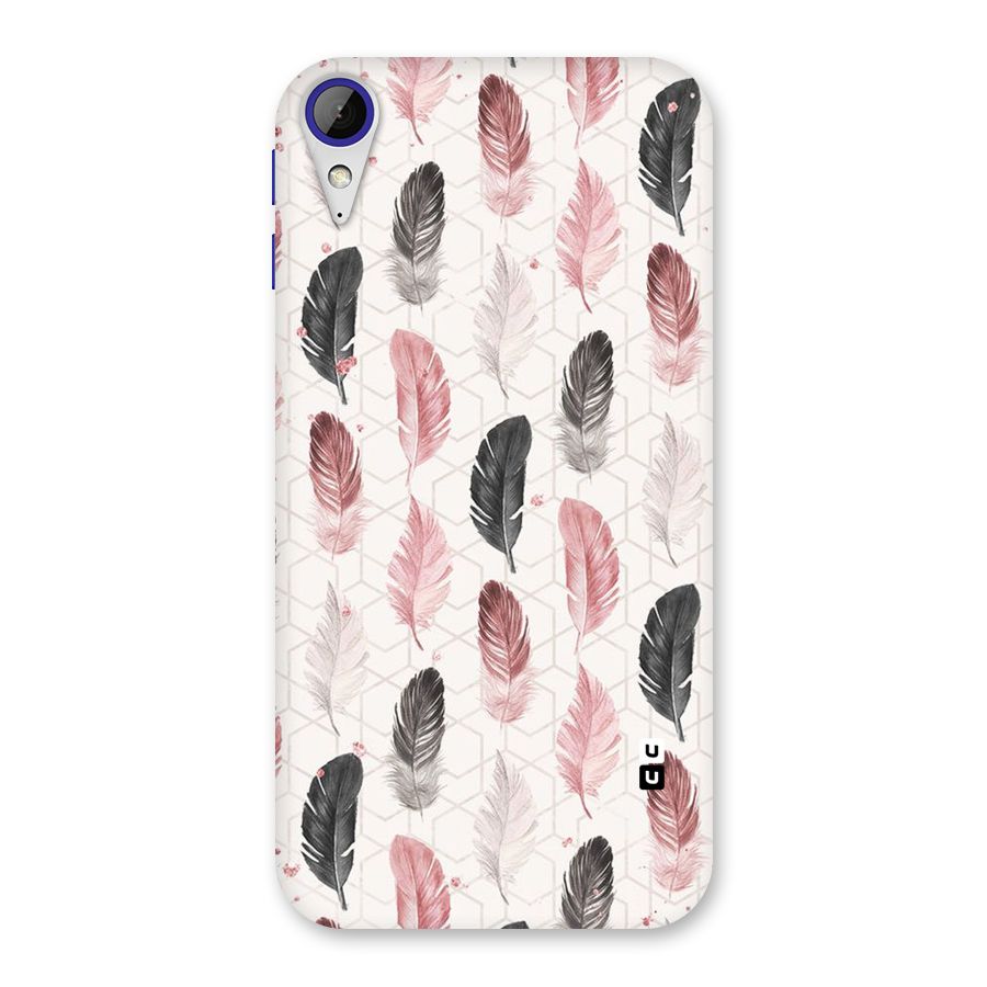 Feather Line Pattern Back Case for Desire 830