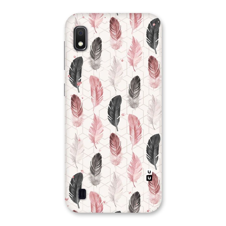 Feather Line Pattern Back Case for Galaxy A10