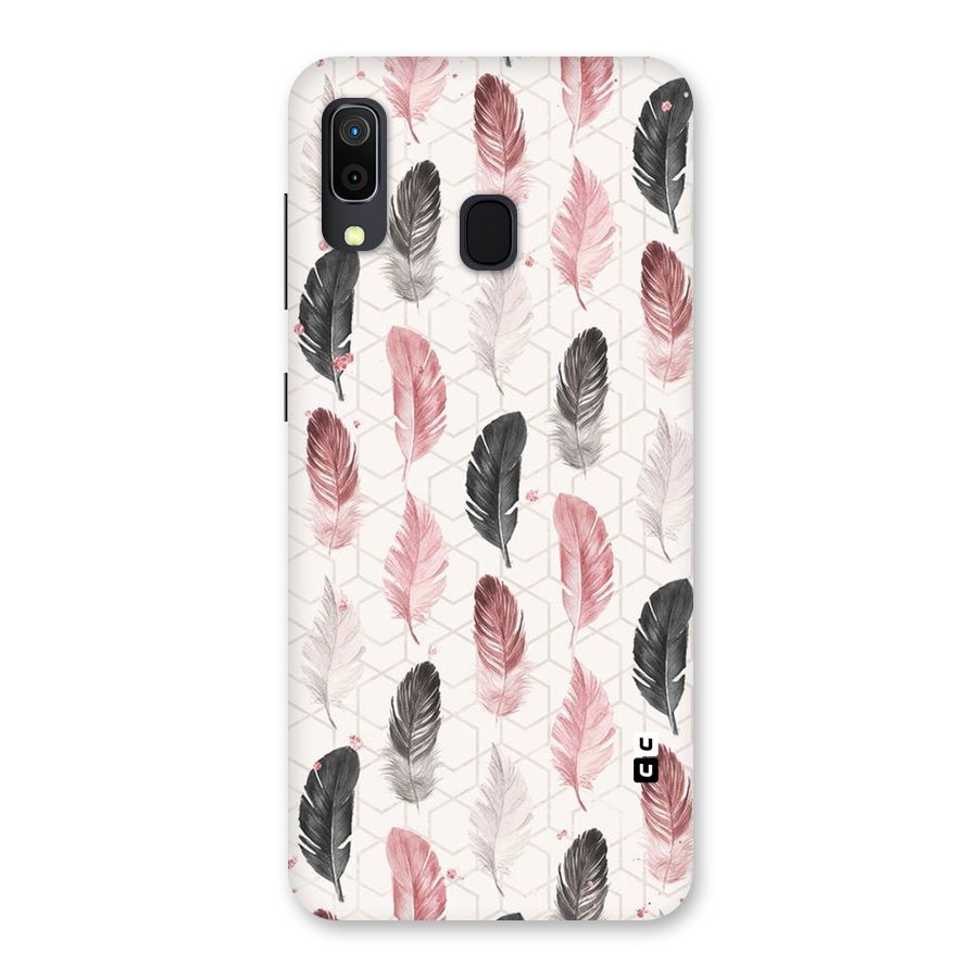 Feather Line Pattern Back Case for Galaxy A30