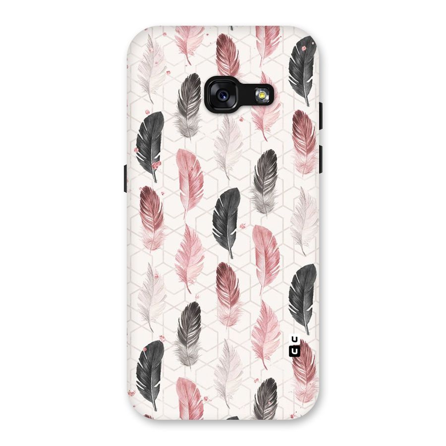Feather Line Pattern Back Case for Galaxy A3 (2017)