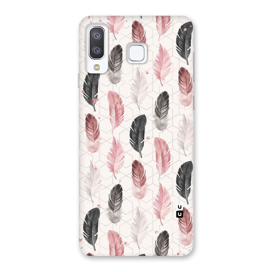Feather Line Pattern Back Case for Galaxy A8 Star