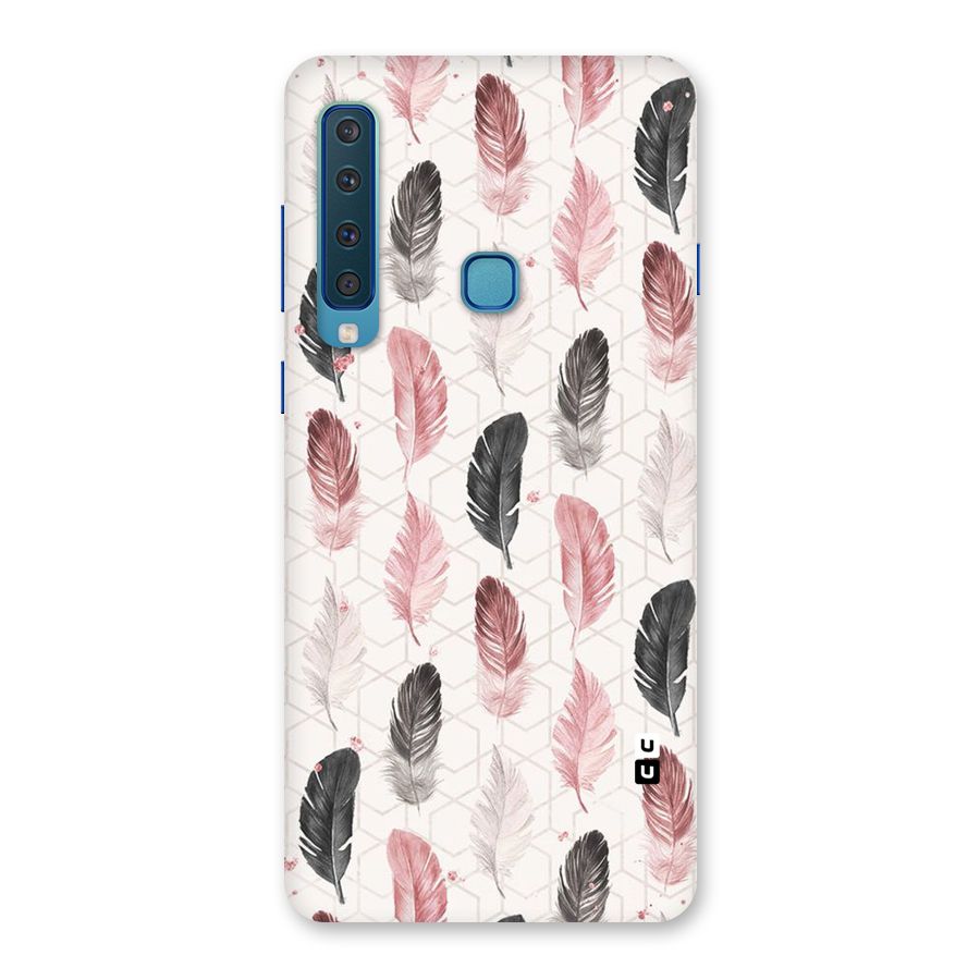 Feather Line Pattern Back Case for Galaxy A9 (2018)