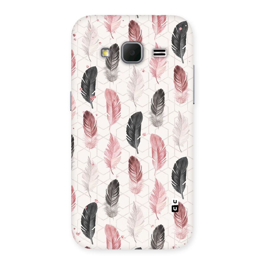 Feather Line Pattern Back Case for Galaxy Core Prime