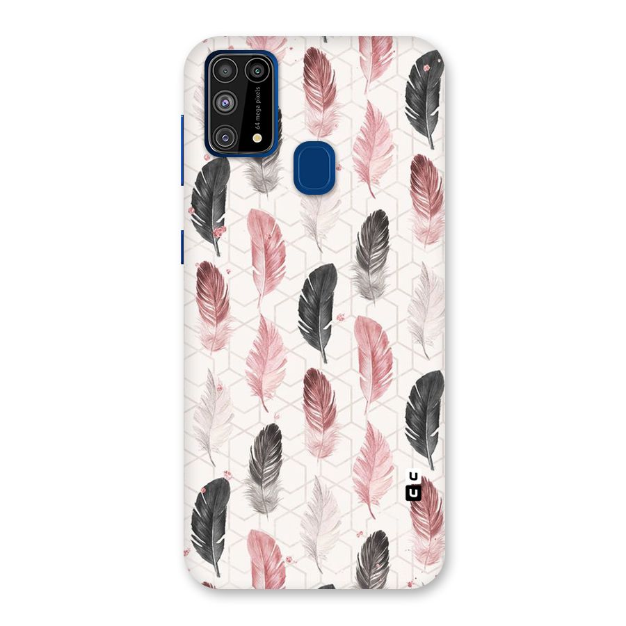 Feather Line Pattern Back Case for Galaxy F41