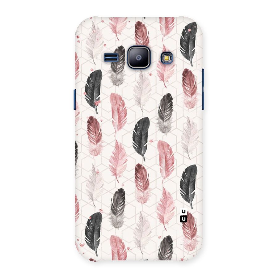Feather Line Pattern Back Case for Galaxy J1