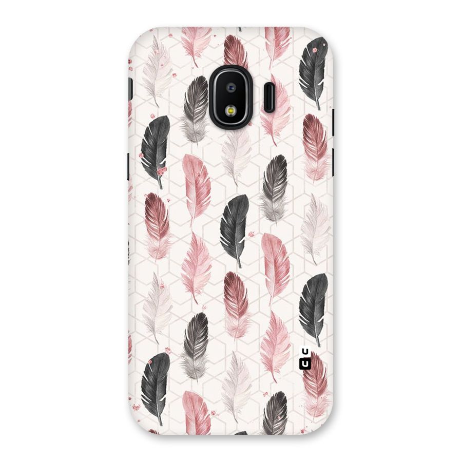 Feather Line Pattern Back Case for Galaxy J2 Pro 2018