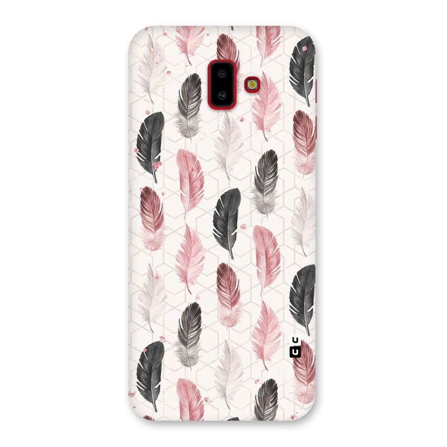 Feather Line Pattern Back Case for Galaxy J6 Plus