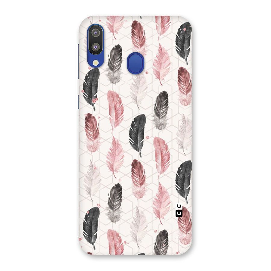 Feather Line Pattern Back Case for Galaxy M20