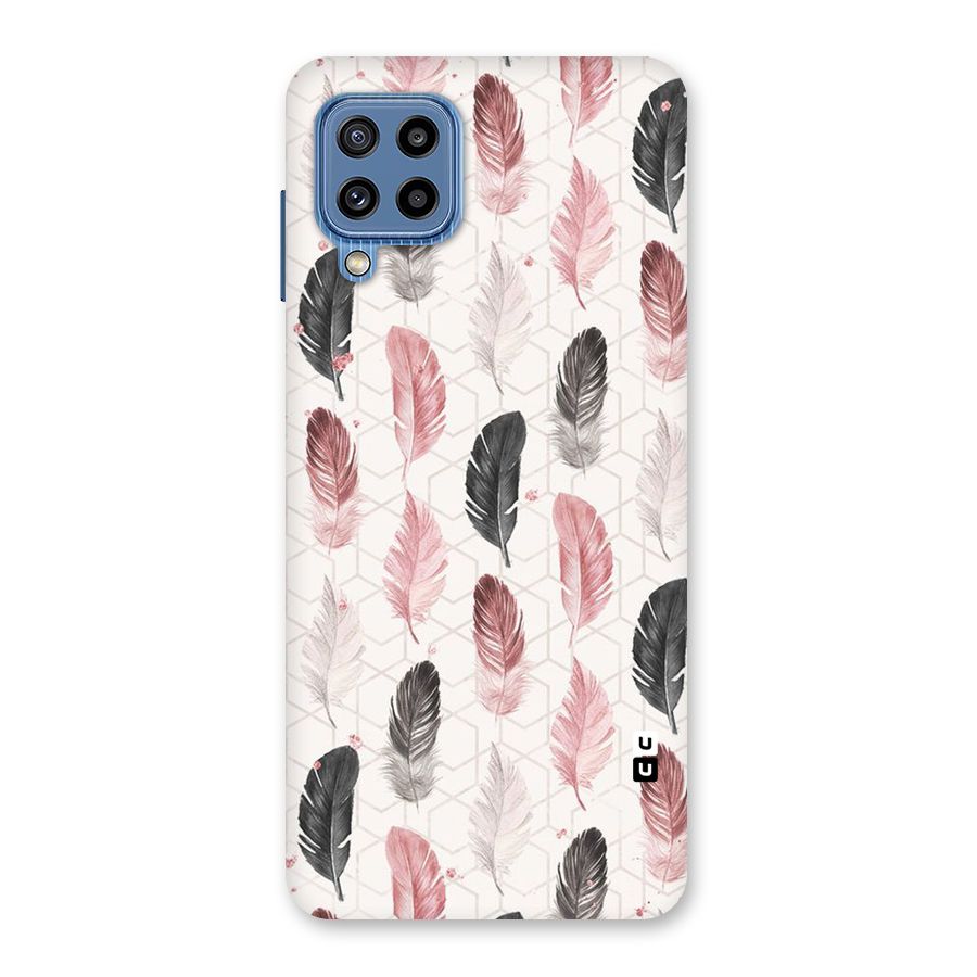 Feather Line Pattern Back Case for Galaxy M32