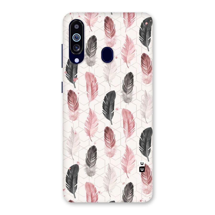Feather Line Pattern Back Case for Galaxy M40
