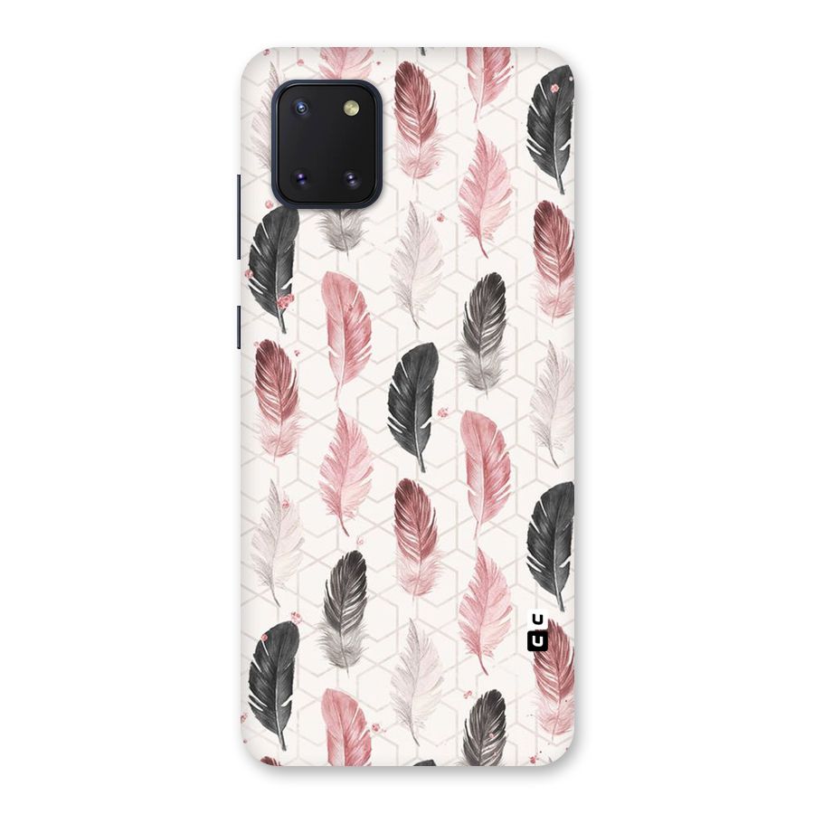 Feather Line Pattern Back Case for Galaxy Note 10 Lite