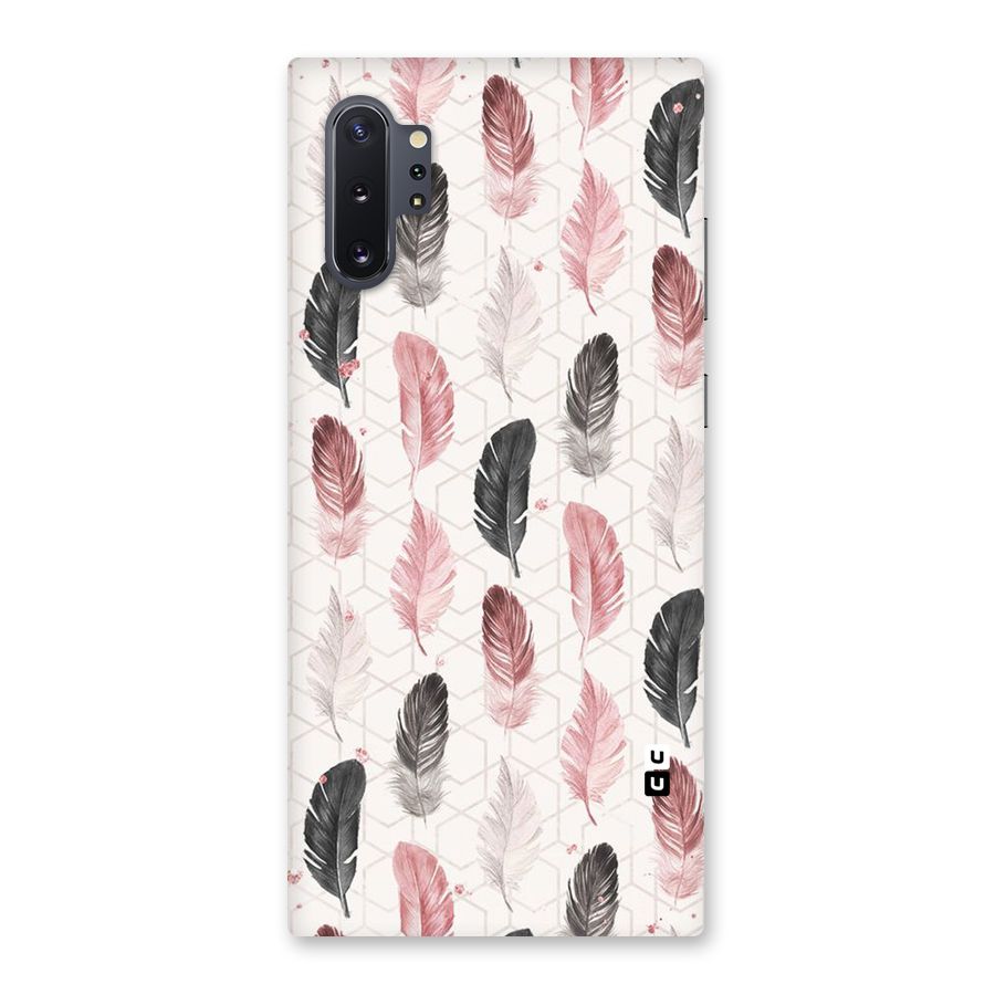 Feather Line Pattern Back Case for Galaxy Note 10 Plus