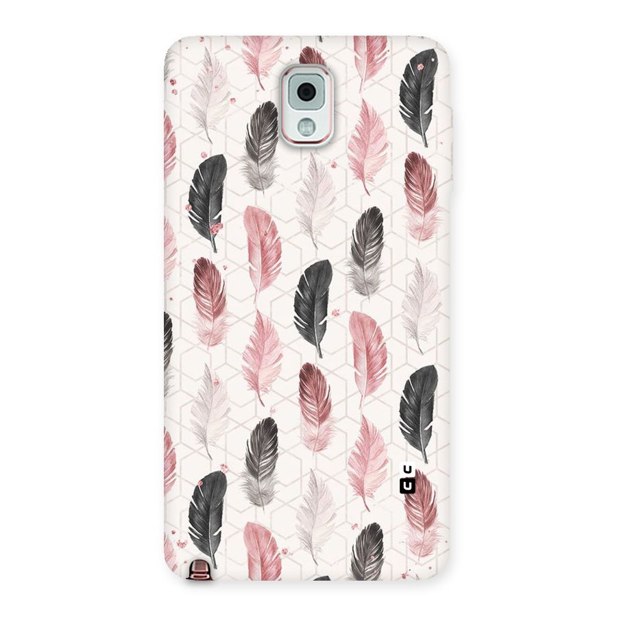 Feather Line Pattern Back Case for Galaxy Note 3