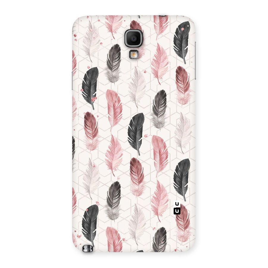 Feather Line Pattern Back Case for Galaxy Note 3 Neo