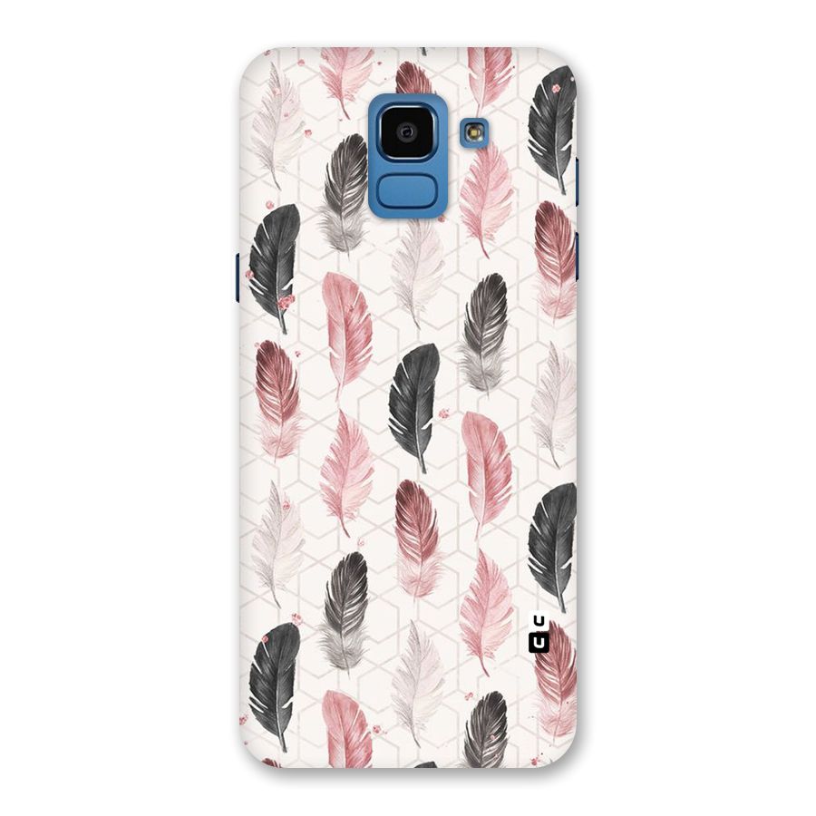 Feather Line Pattern Back Case for Galaxy On6