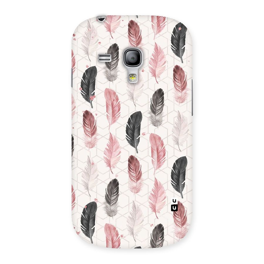 Feather Line Pattern Back Case for Galaxy S3 Mini
