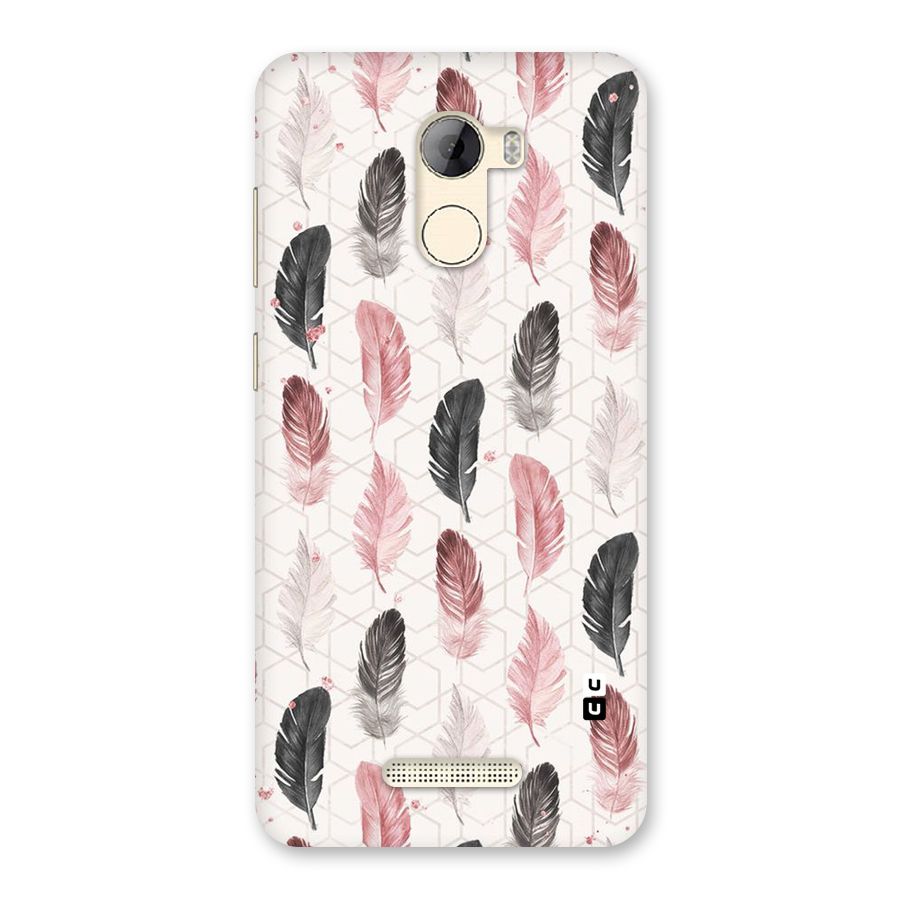 Feather Line Pattern Back Case for Gionee A1 LIte