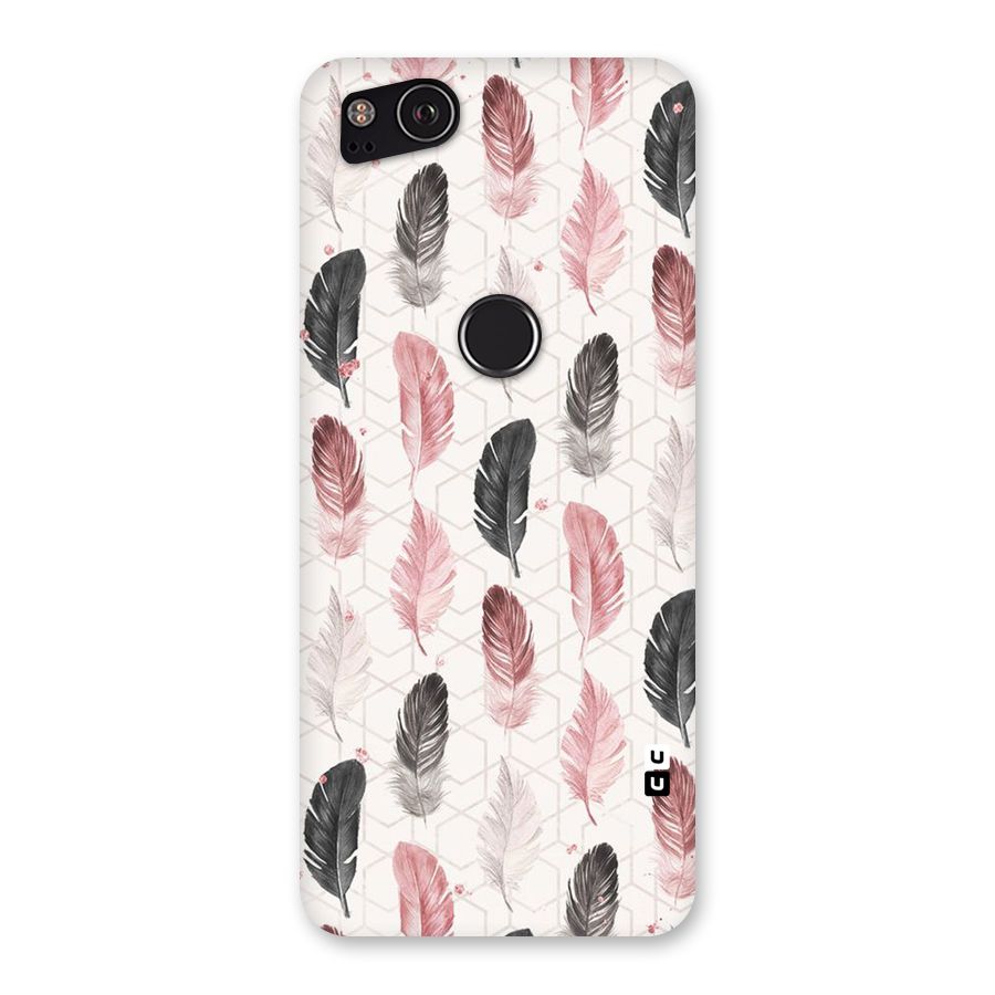 Feather Line Pattern Back Case for Google Pixel 2