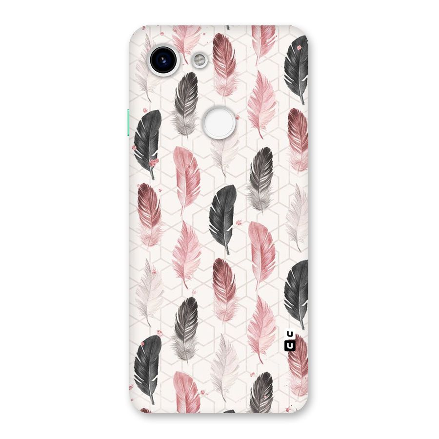 Feather Line Pattern Back Case for Google Pixel 3