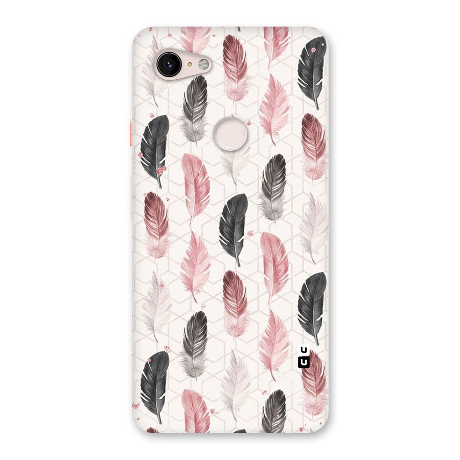 Feather Line Pattern Back Case for Google Pixel 3 XL