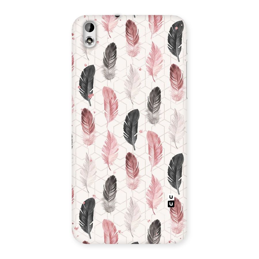 Feather Line Pattern Back Case for HTC Desire 816g