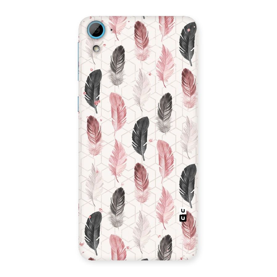 Feather Line Pattern Back Case for HTC Desire 826