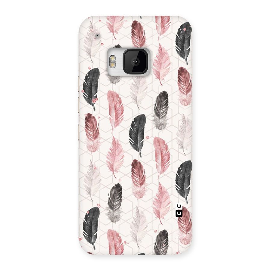 Feather Line Pattern Back Case for HTC One M9