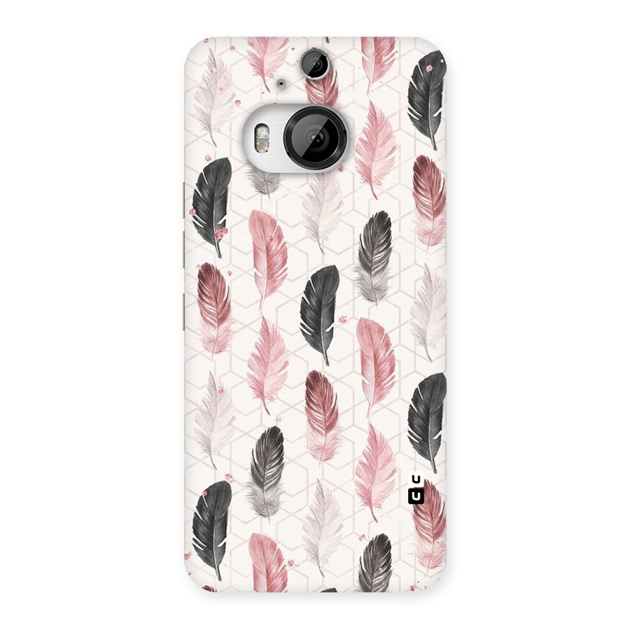 Feather Line Pattern Back Case for HTC One M9 Plus