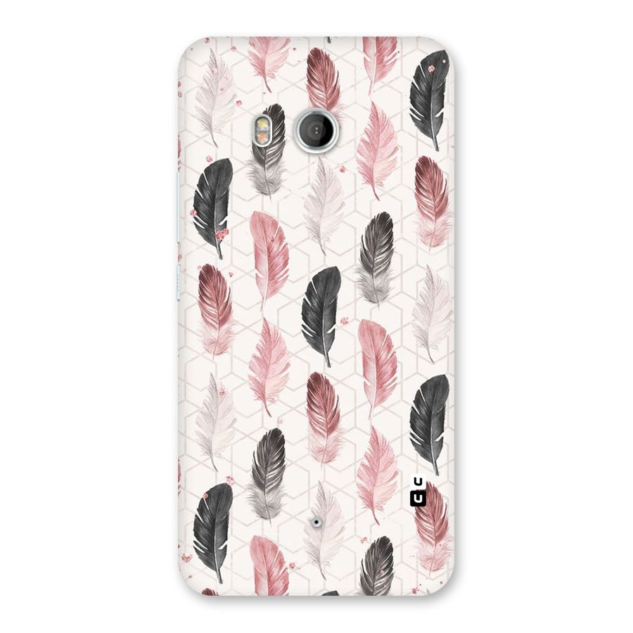 Feather Line Pattern Back Case for HTC U11