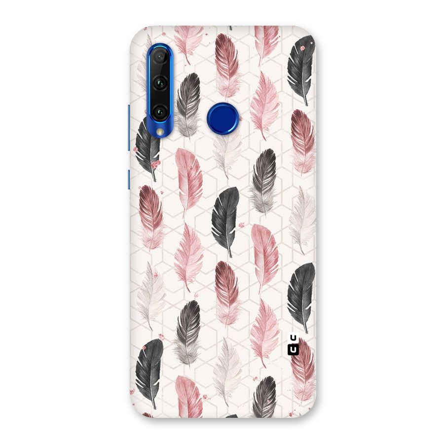 Feather Line Pattern Back Case for Honor 20i
