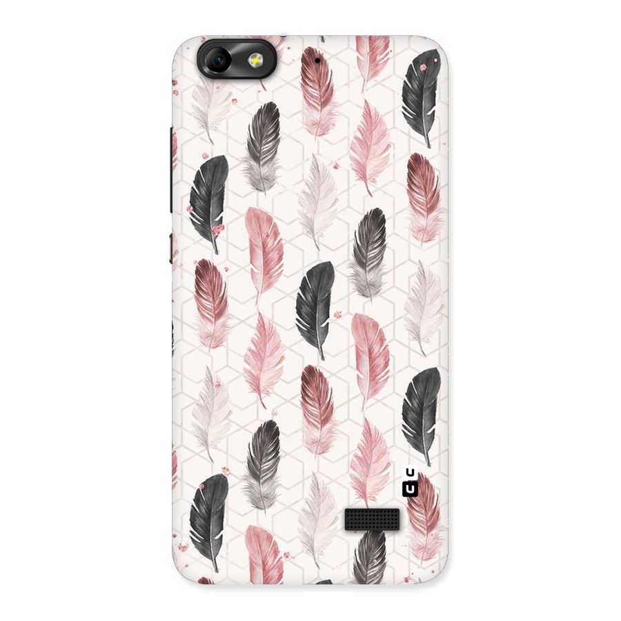 Feather Line Pattern Back Case for Honor 4C